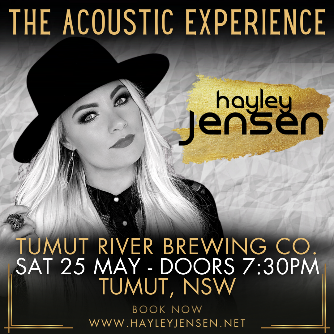 Hayley Jensen live at TRBC (Free Entry) Saturday 25th May