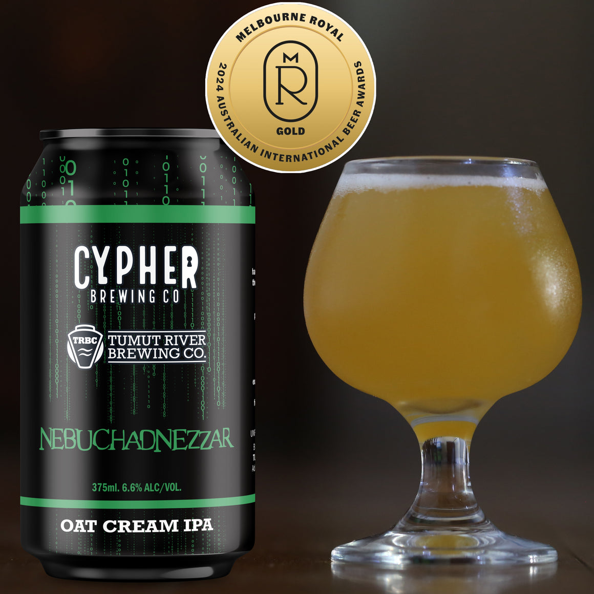 Nebuchadnezzar Oat Cream IPA (Cola with Cypher Brewing) 375ml Can PRE-SALE
